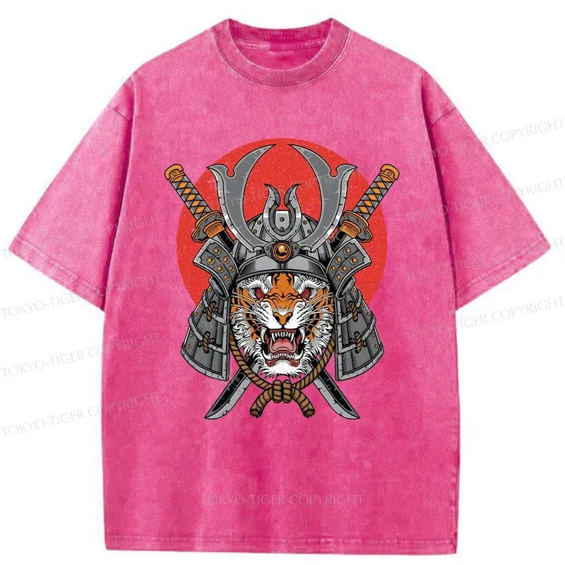 Washed Tiger T-Shirt for Streetwear