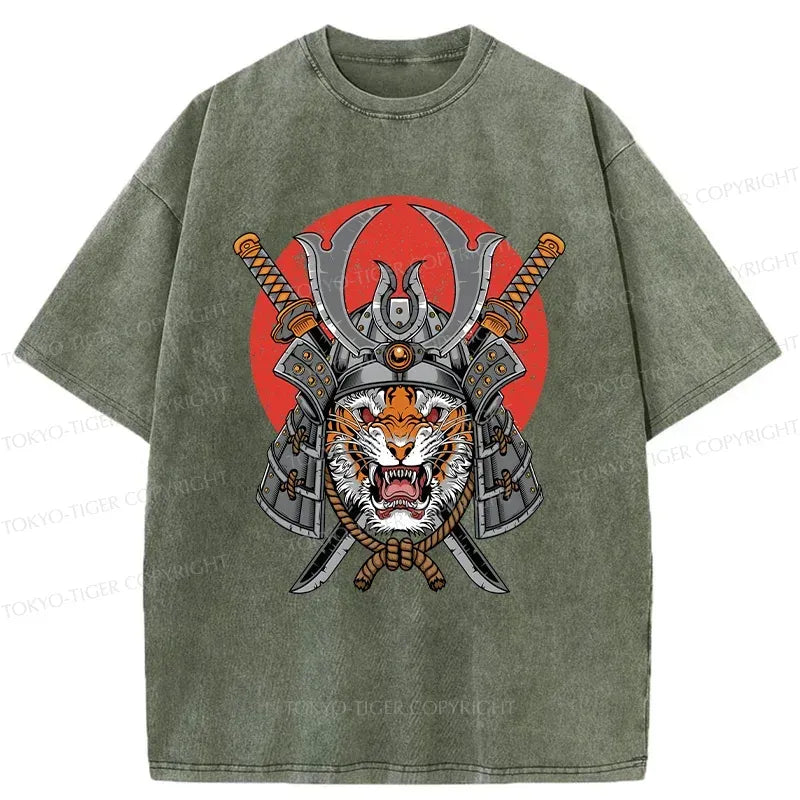 Kyoto-Lion Mighty Tiger General Washed T-Shirt