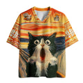 cat screaming at the void mesh jersey