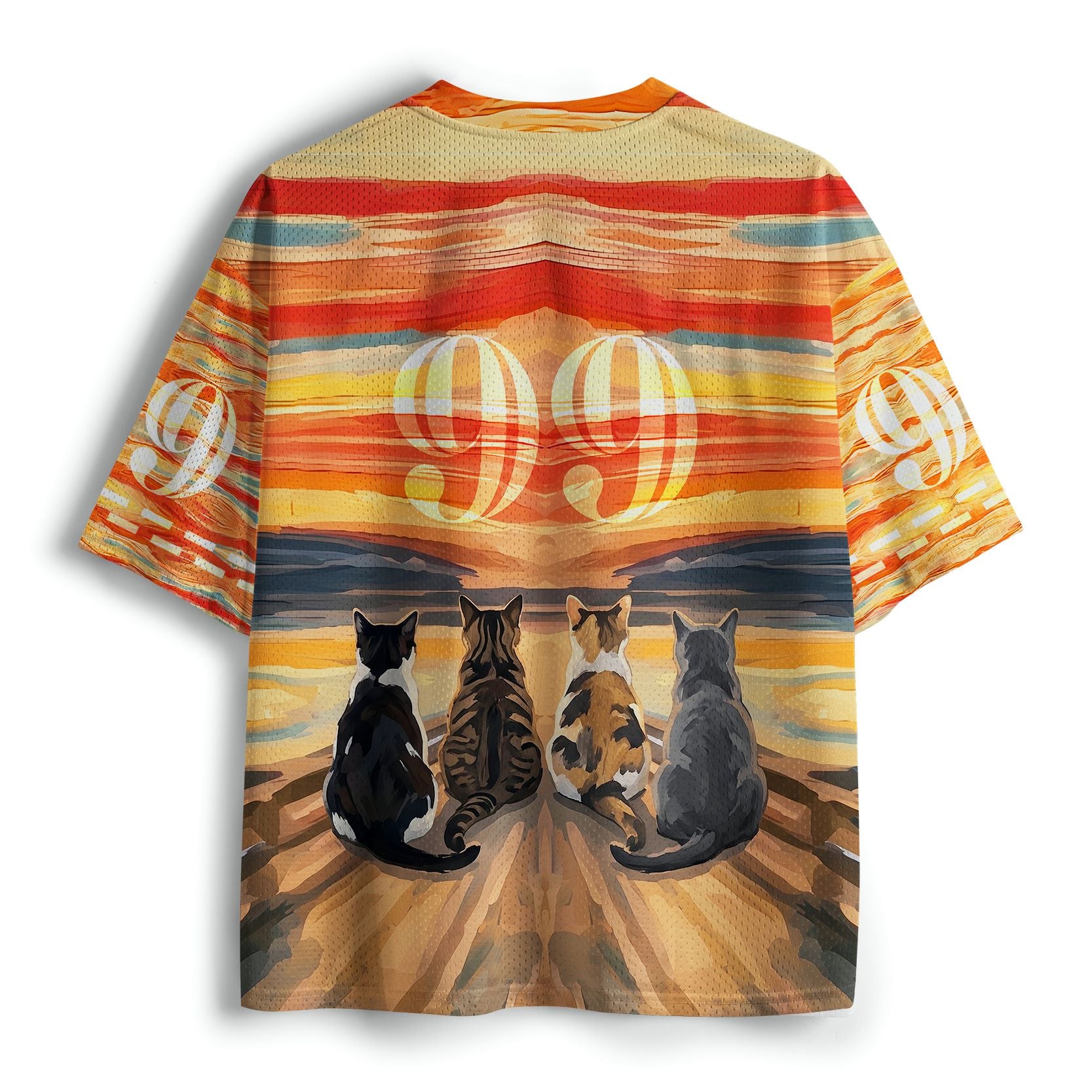 Kyoto-Lion Cat Screaming At The Void Mesh Jersey