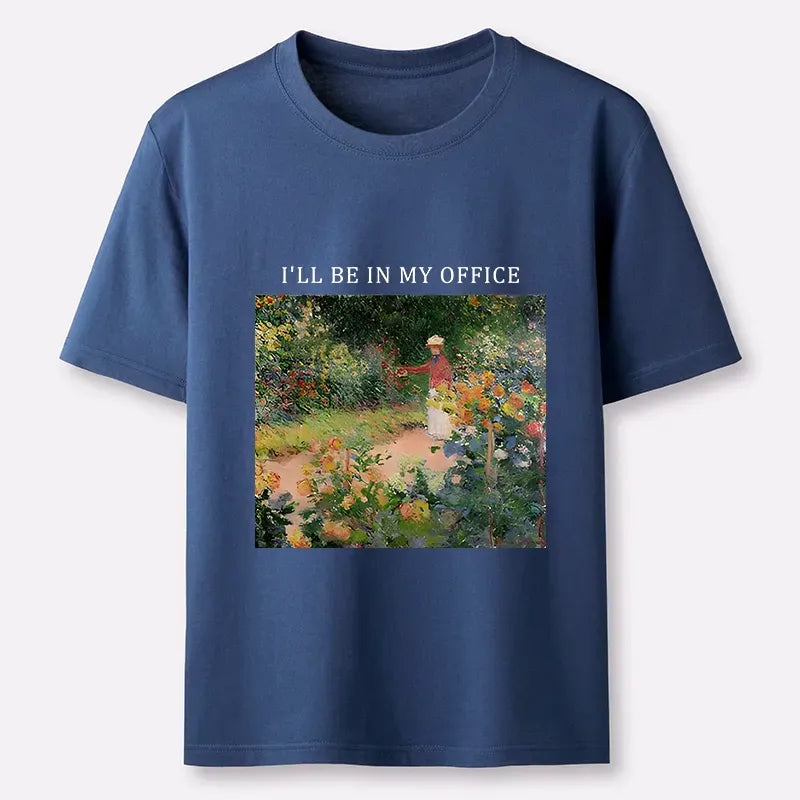 Comfortable unisex cotton t-shirt for gardeners