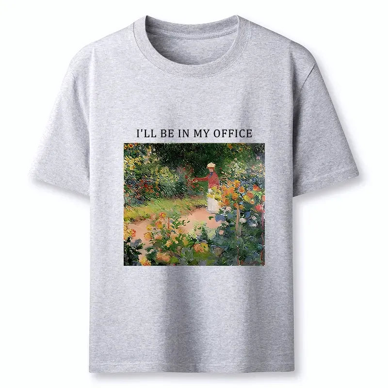 Comfortable unisex cotton t-shirt for gardeners