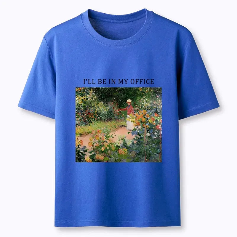 Comfortable unisex cotton t-shirt for gardeners