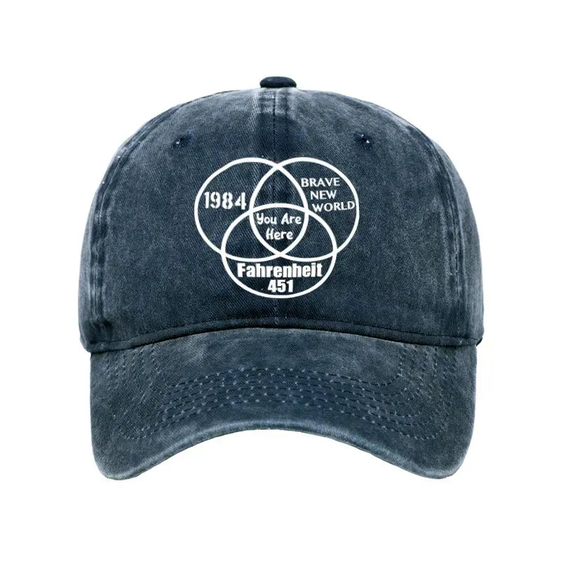 Kyoto-Lion Multidimensional Thinking And Rebellion Washed Cap