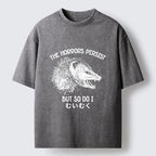 Funny Japanese T-Shirt with Raccoon Design