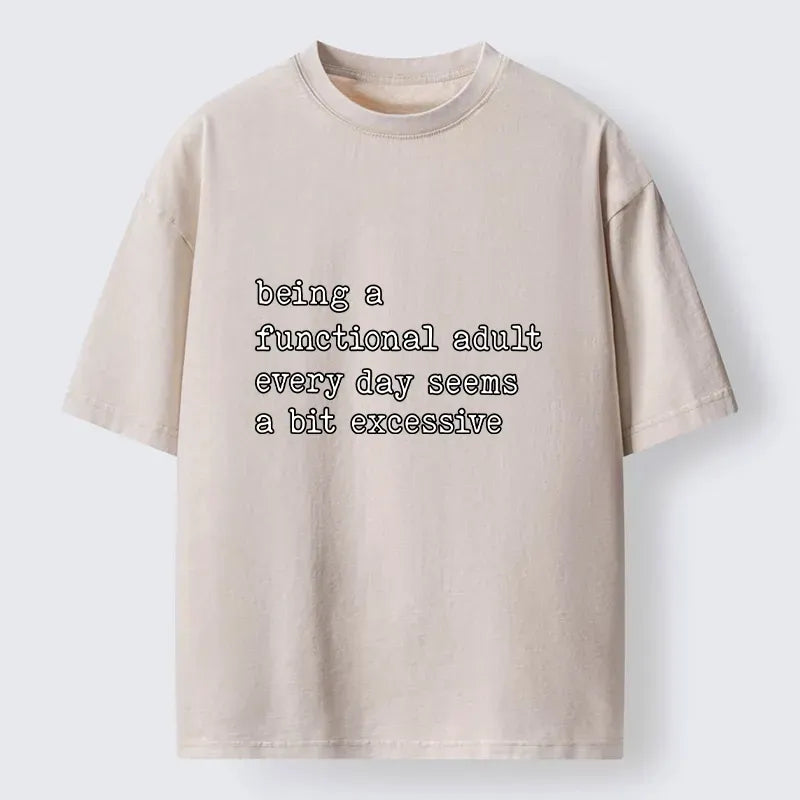 Japanese Vintage Unisex Cotton Tee for Casual