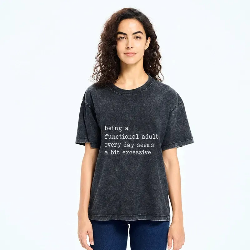 Funny Adulting Meme T-Shirt for Men