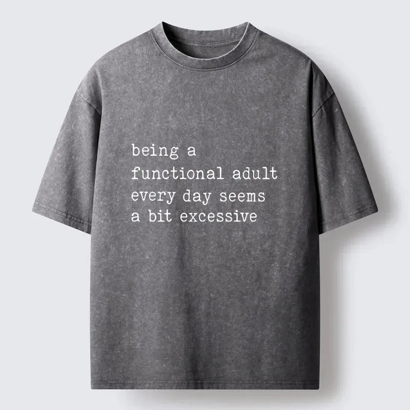 Japanese Vintage Unisex Cotton Tee for Casual