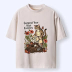 unisex cotton cat shirt for summer
