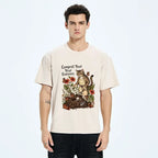 funny gardening cat tee for men