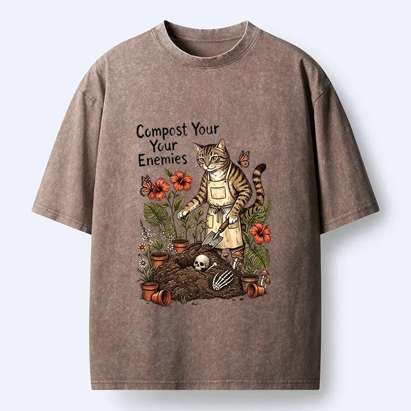unisex cotton cat shirt for summer