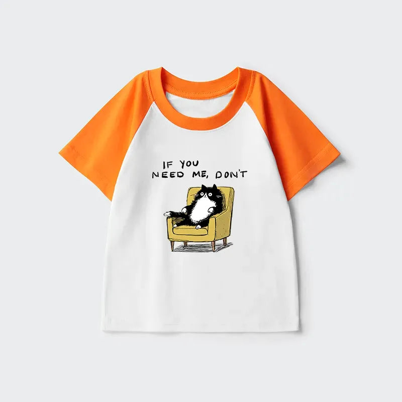 Cute Ukiyo-e Cat Shirt for Kids