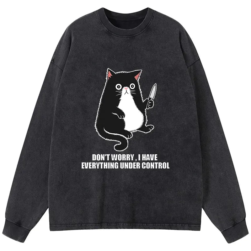 Kyoto Lion Cat Washed Tee
