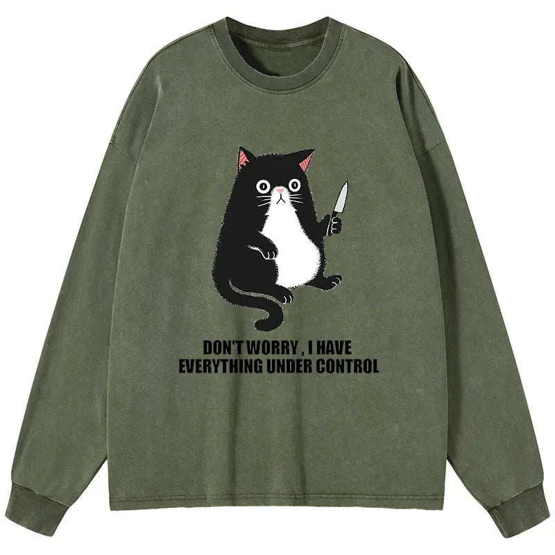 Japanese Cat Long Sleeve T-Shirt