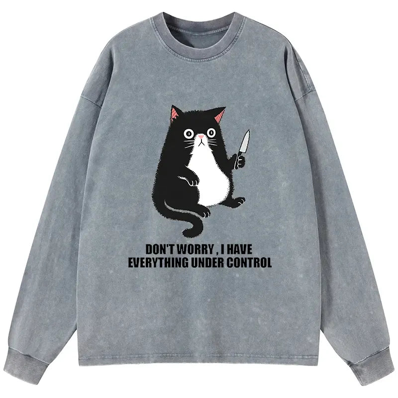 Kyoto Lion Cat Washed Tee