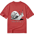 japanese kyoto lion death snail t-shirt