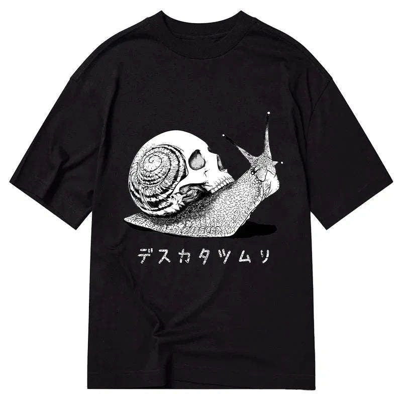 japanese kyoto lion death snail t-shirt