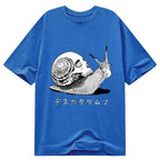 japanese kyoto lion death snail t-shirt