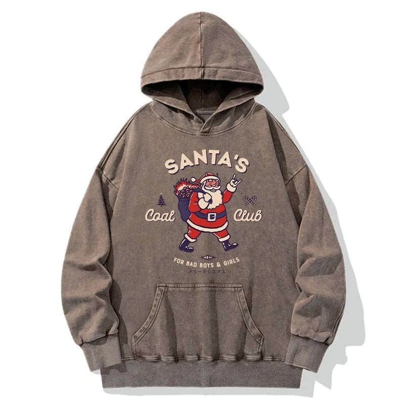 Kyoto-Lion Santa's Coal Club Japan Washed Hoodie