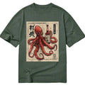 osaka sake octopus japanese t-shirt for summer