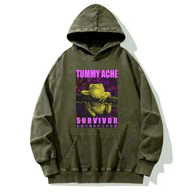 washed unisex hoodie for streetwear style