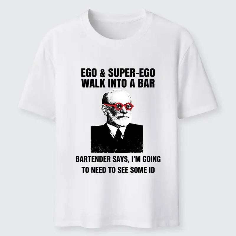 Kyoto-Lion Funny Psychology Bar Joke Classic T-Shirt