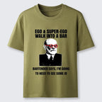Funny psychology bar joke t-shirt gift idea