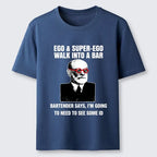 Funny psychology bar joke t-shirt gift idea