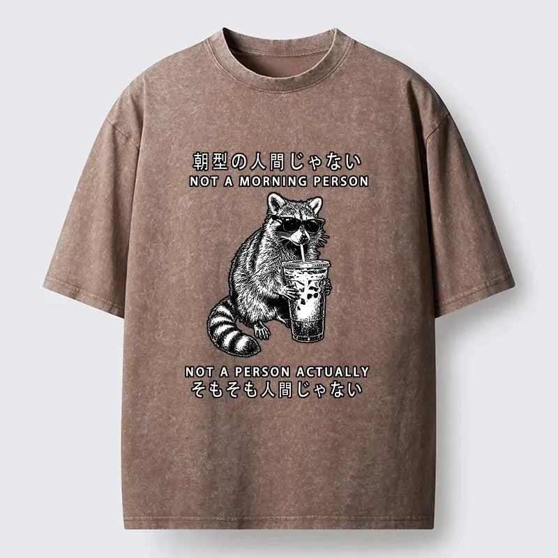 Japanese Vintage Raccoon Unisex T-Shirt Gift Idea
