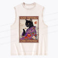 Kyoto-Lion Washed Tank for Streetwear