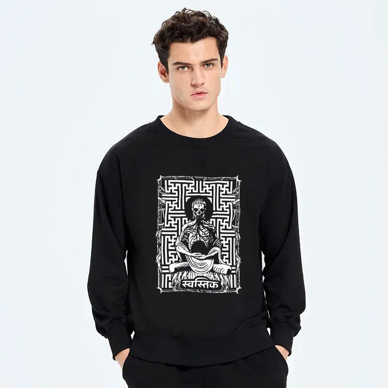 unisex Japanese streetwear sweatshirt