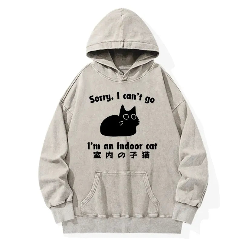 Kyoto-Lion Indoor Kitten Washed Hoodie