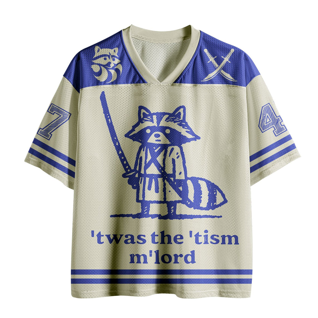 Kyoto-Lion Focused Samurai Raccoon Mesh Jersey