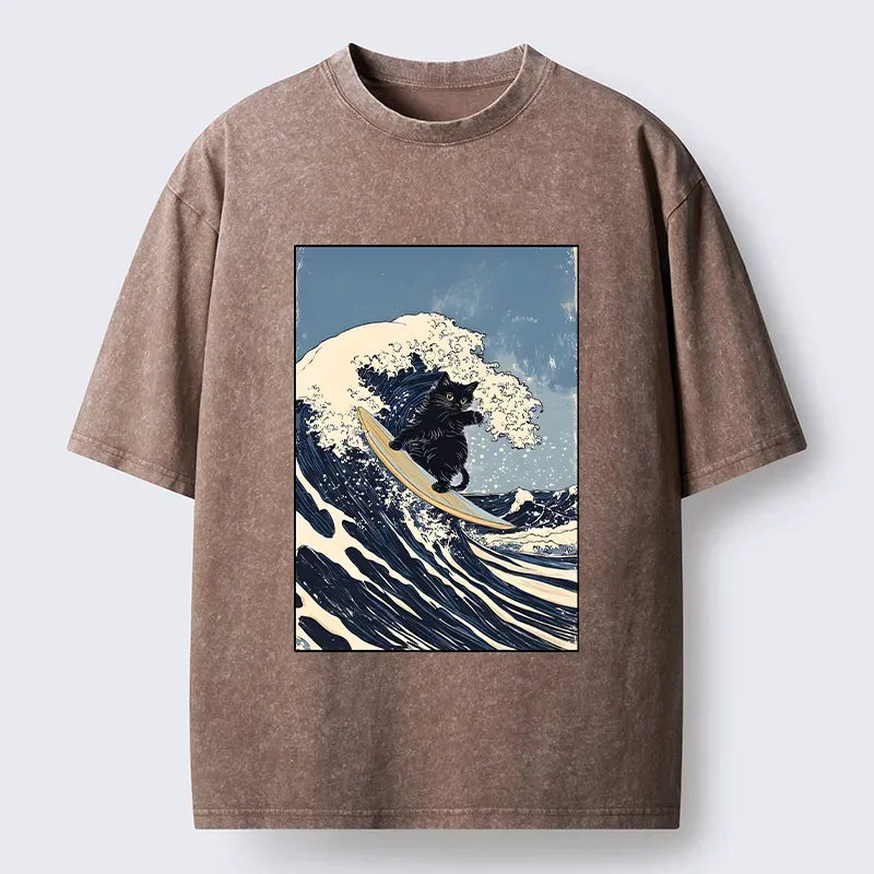 Washed Unisex T-Shirt for Summer