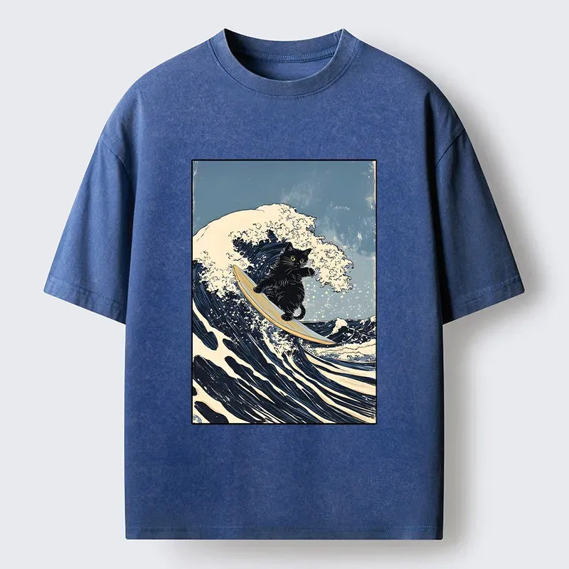 Vintage Japanese Wave Tee on Sale
