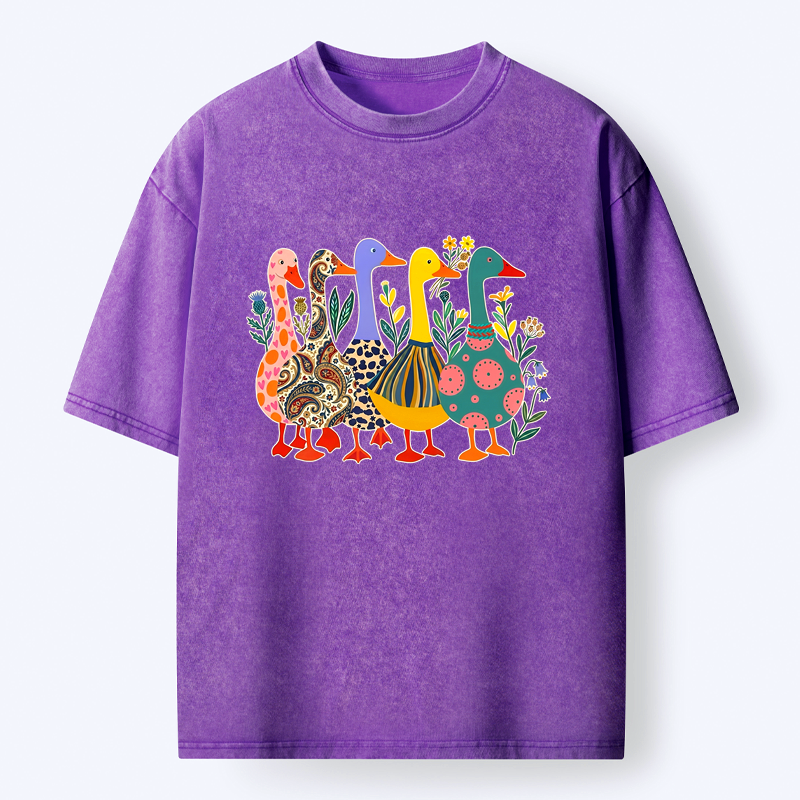Japanese washed t-shirt for daily wear