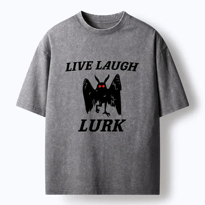Kyoto-Lion A Day In The Life Of A Mothman Washed T-Shirt