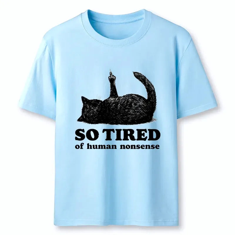 kyoto lion funny black cat meme t-shirt