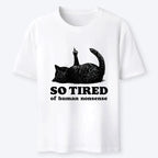 tired cat meme shirt gift for her