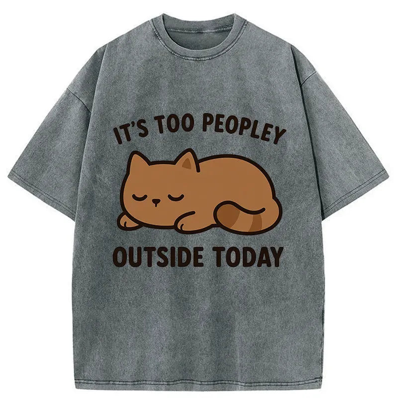 Japanese Kawaii Resting Cat T-Shirt