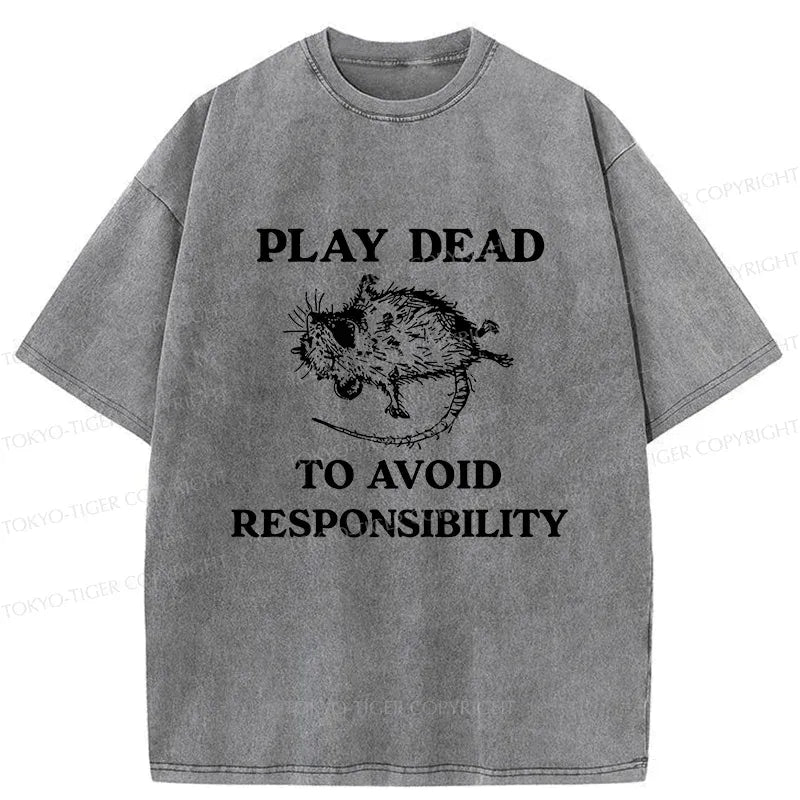 Kyoto-Lion Possum Playing Dead T-Shirt