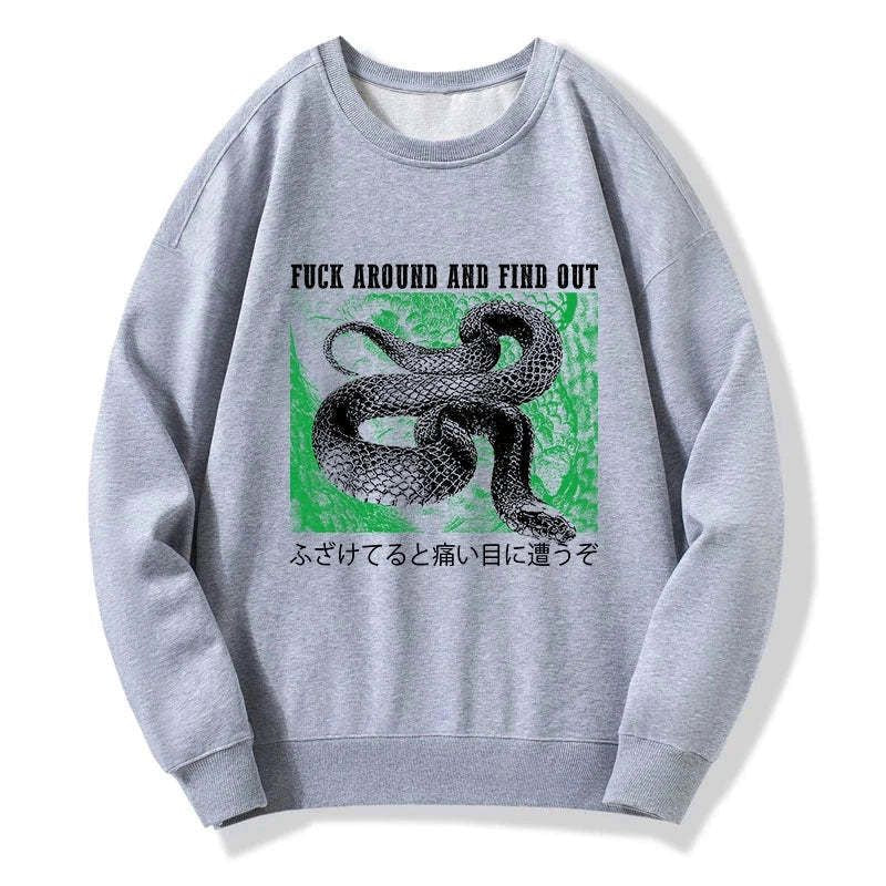 Vintage Japanese Snake Sweatshirt