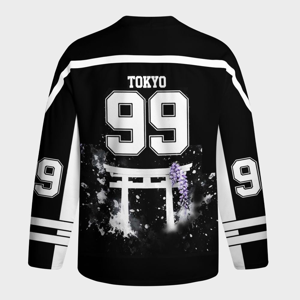 Kyoto-Lion Wisteria Of Victory Long-Sleeve Hockey Jersey
