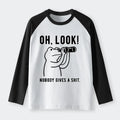 Japanese Frog Raglan Long Sleeve T-shirt