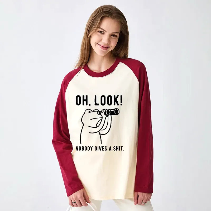 Soft Cotton Raglan Tee for Spring
