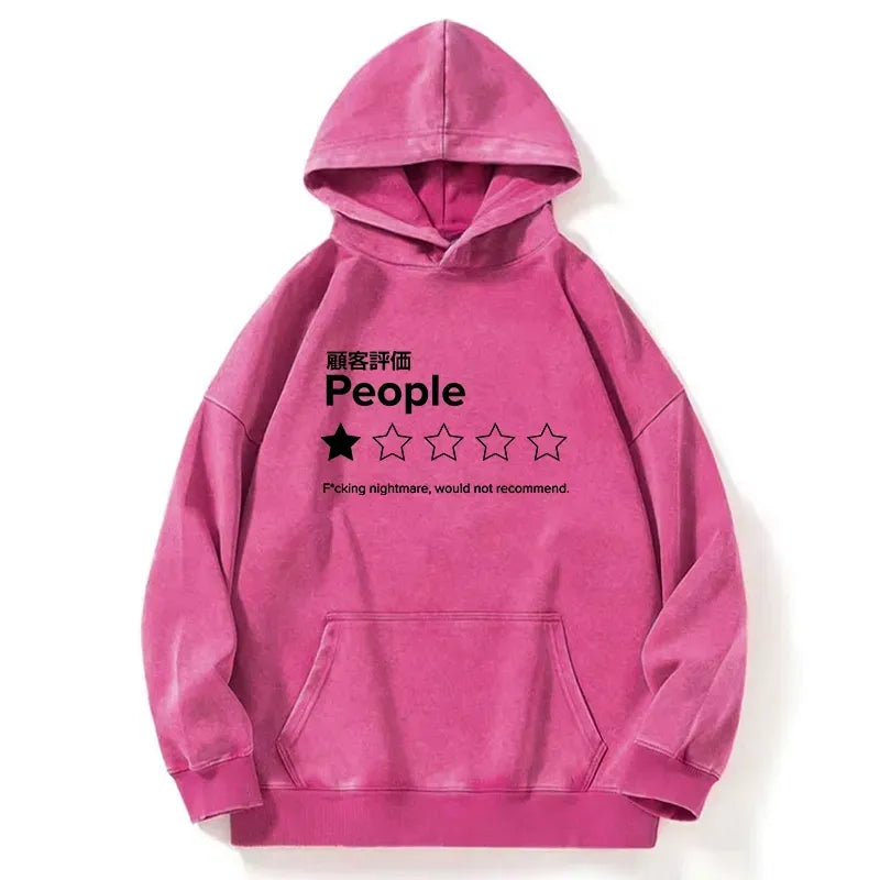 Kyoto-Lion Evaluation People Washed Hoodie