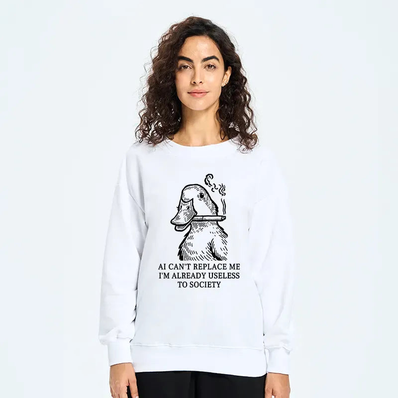 funny japanese duck sweatshirt