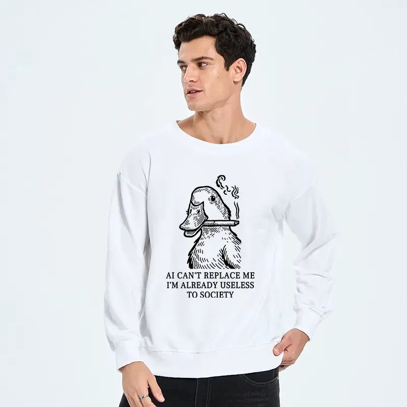 funny japanese duck sweatshirt