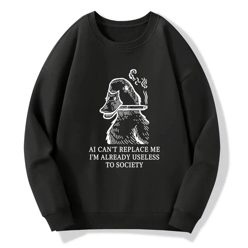 funny japanese duck sweatshirt