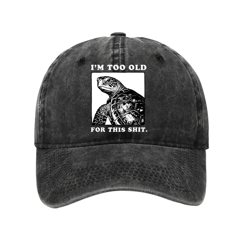 Japanese washed cap for daily wear